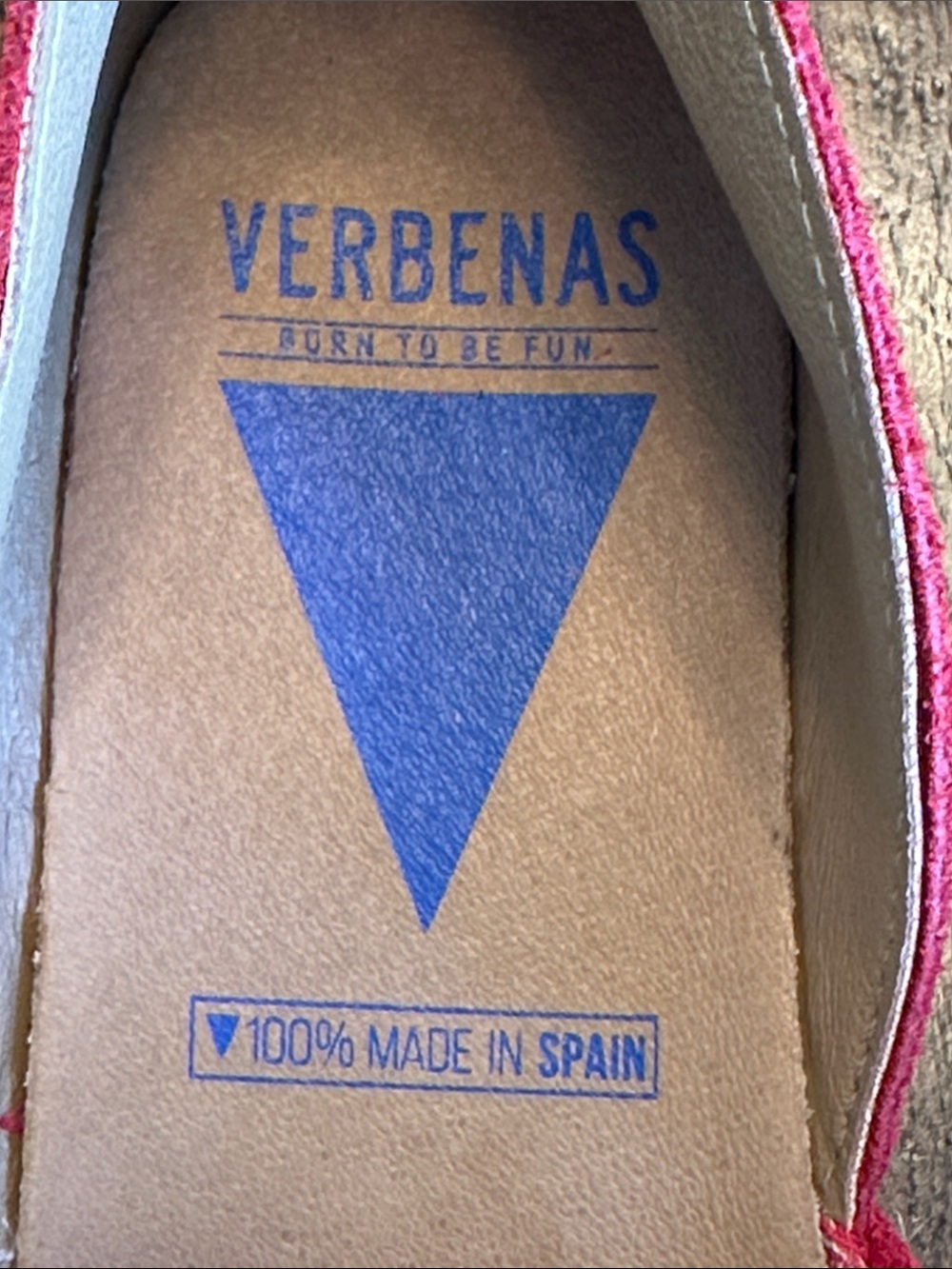 Verbenas | Carmen Red Suede Espadrille Flats - Made in Spain, Size 38 - Picture 6 of 12